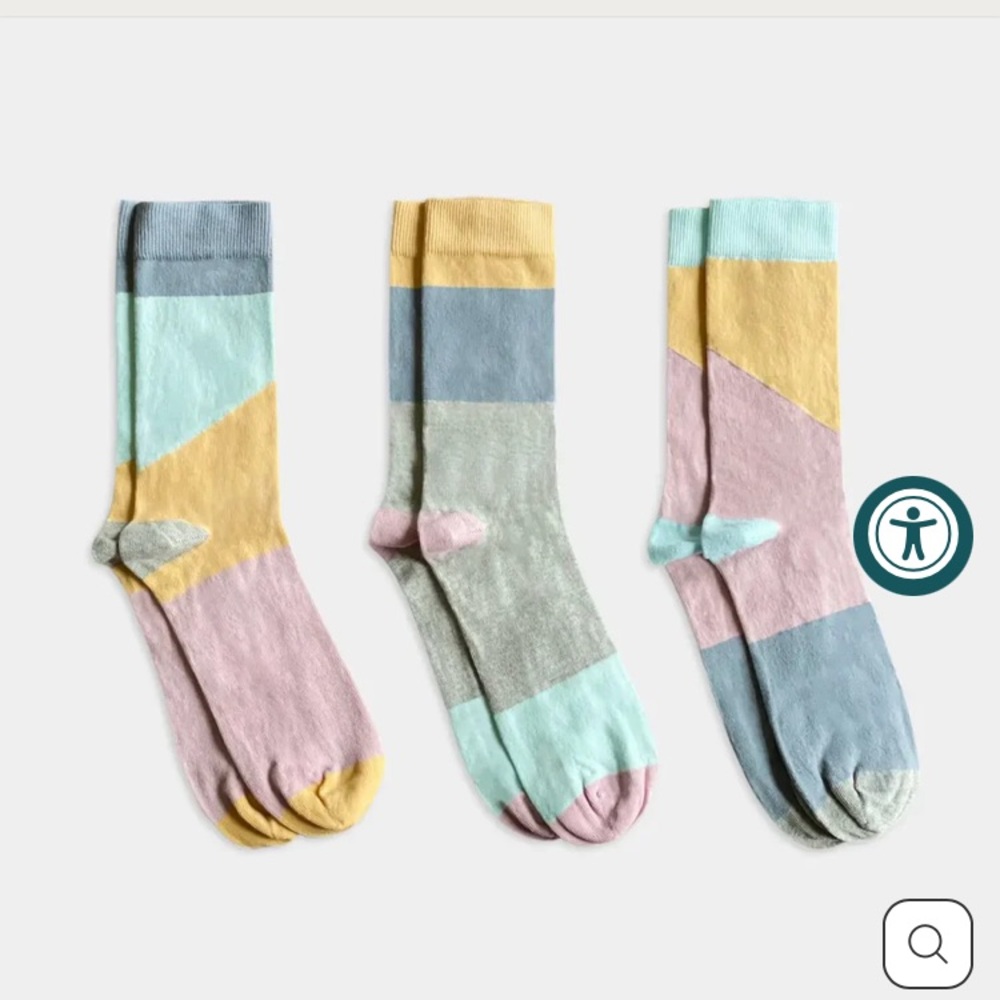 Q for Quinn basics by Quinn Women’s Organic Cotton Socks S/M - Multi-Color Pack